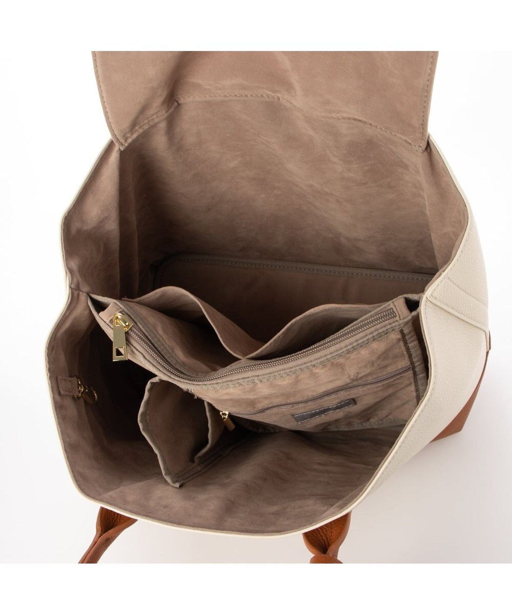 UNBILLION cachecache ショルダー付きパーテーション合成皮革トートL 