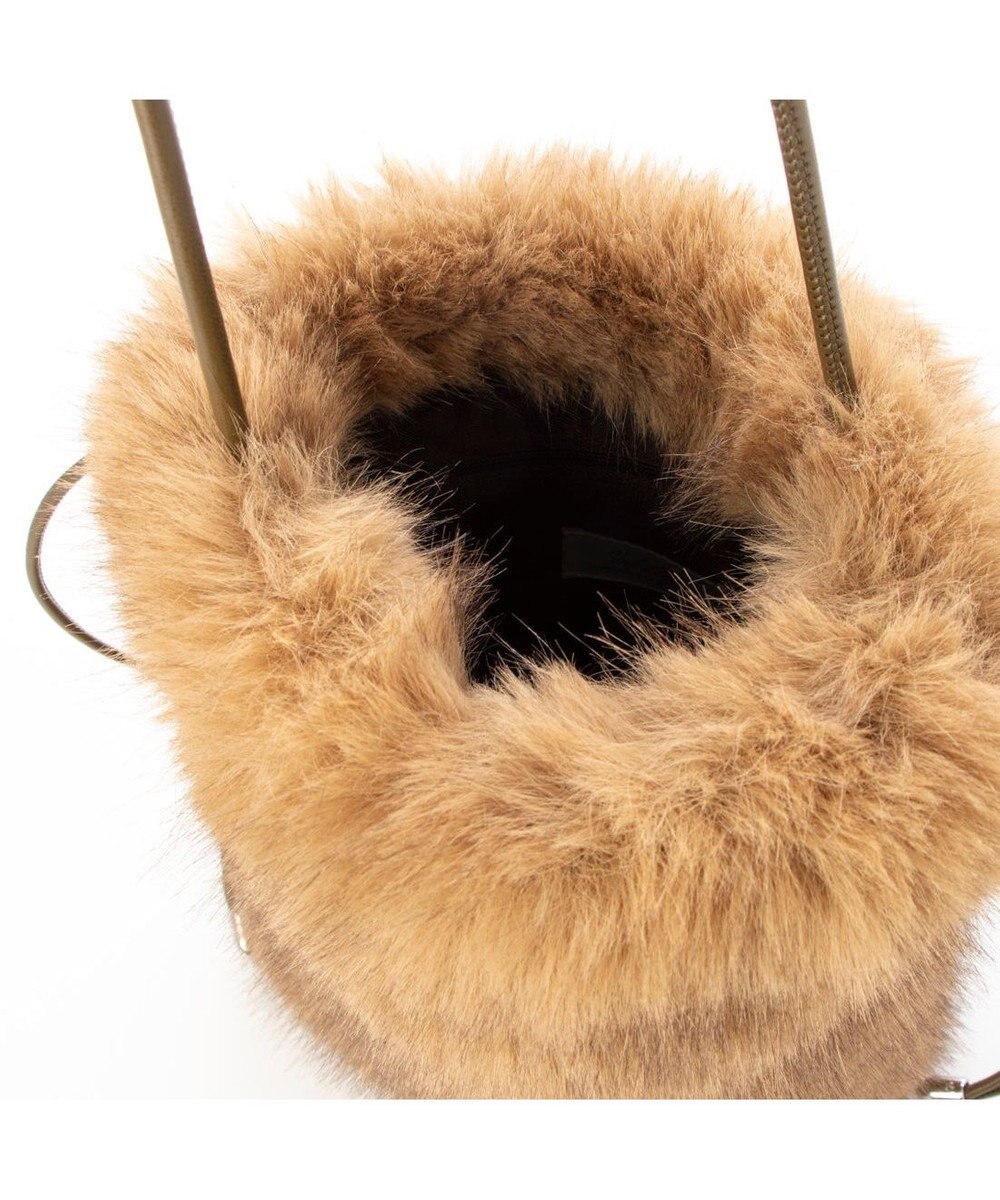 UNBILLION カシュカシュ cachecache / エコファーシンプル巾着ショルダーバッグ 