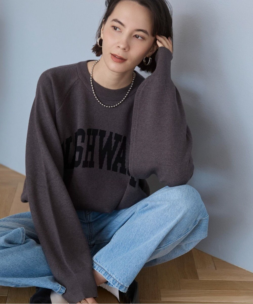 WEGO 【ANGIE VINTAGE】ジャガードロゴニット 