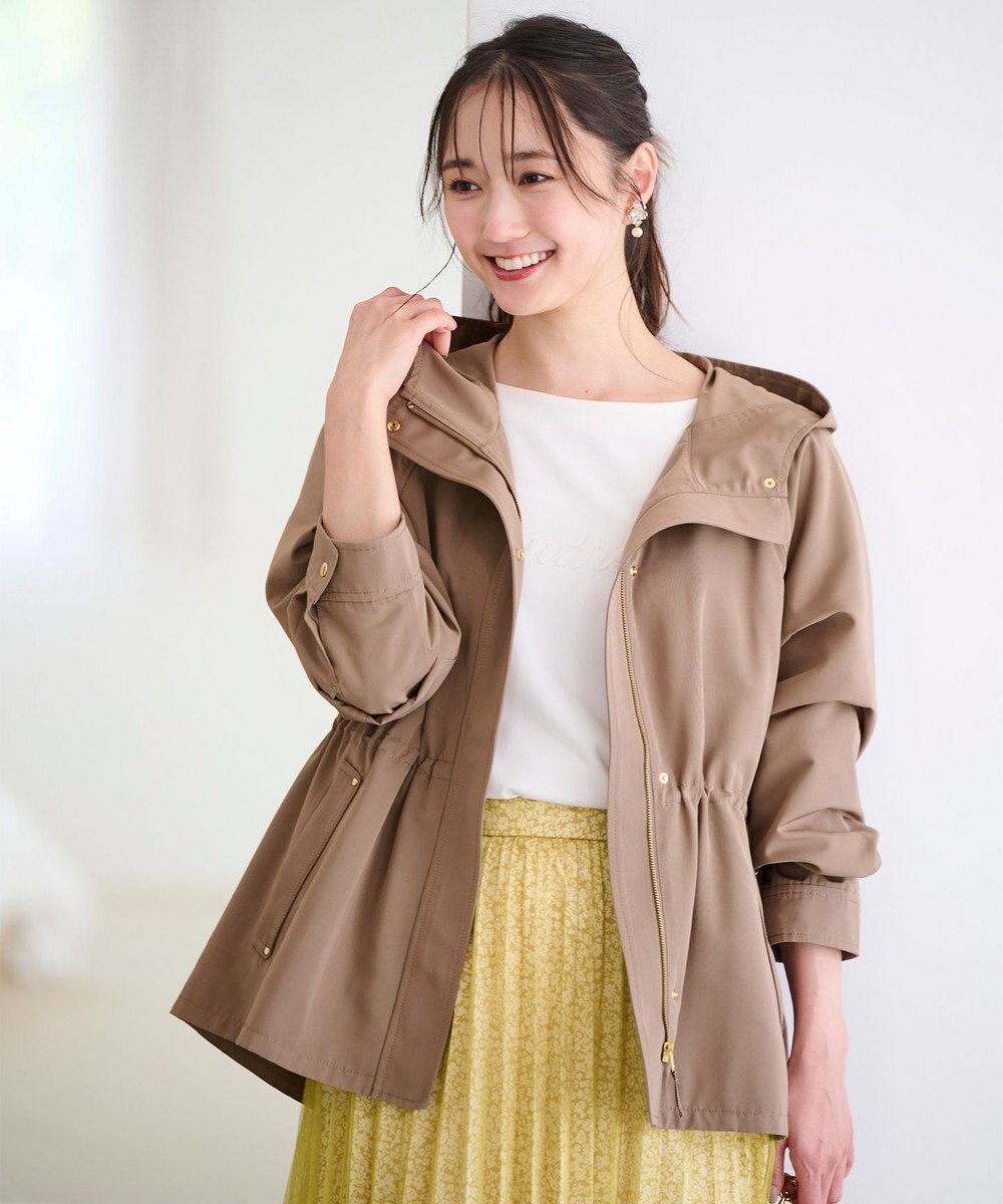 ANY SIS 【撥水・UVカット】フーディショート ブルゾン 