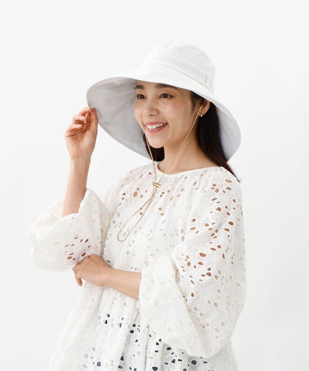 AURORA 【 Beaurance （ビューランス）】サマーシールド広つばキャペリンハット 
