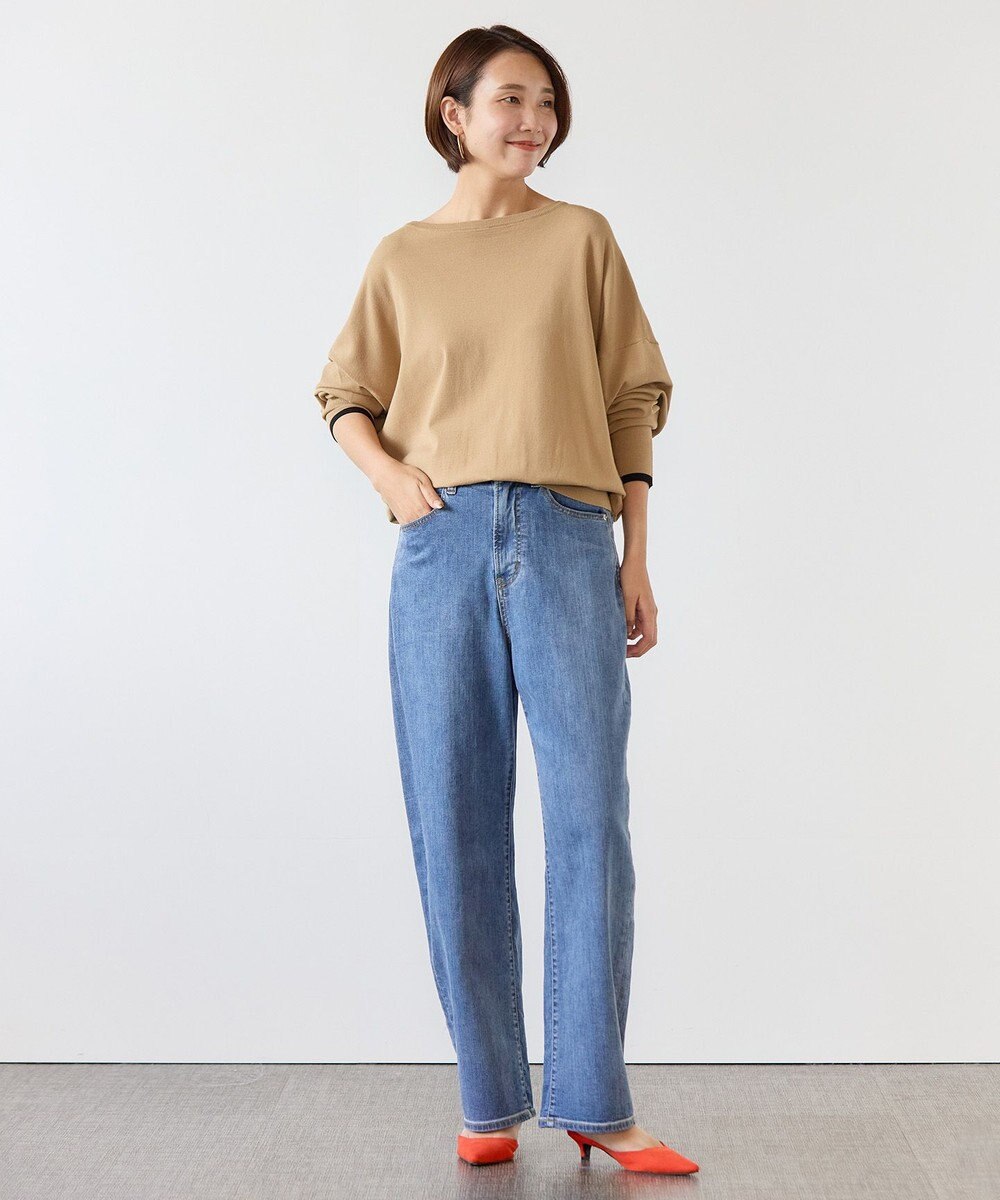 UNFILO 【UNFILO DENIM】撥水 カーブワイドデニム 