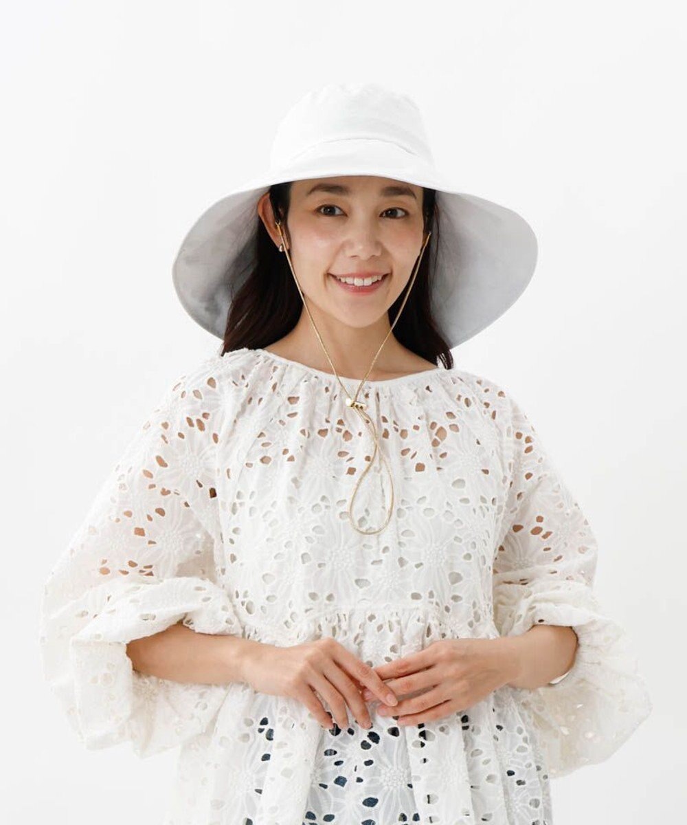 AURORA 【 Beaurance （ビューランス）】サマーシールド広つばキャペリンハット 