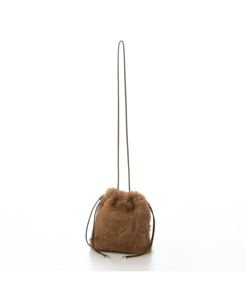 UNBILLION カシュカシュ cachecache / エコファーシンプル巾着ショルダーバッグ 