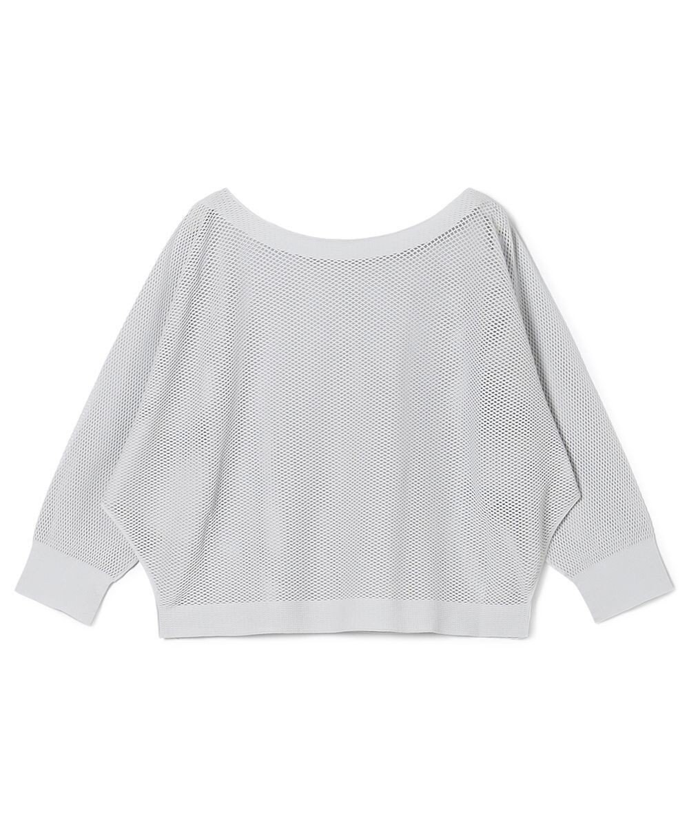 Chacott 【ノーソーイングニット】7分袖メッシュニットTシャツ 