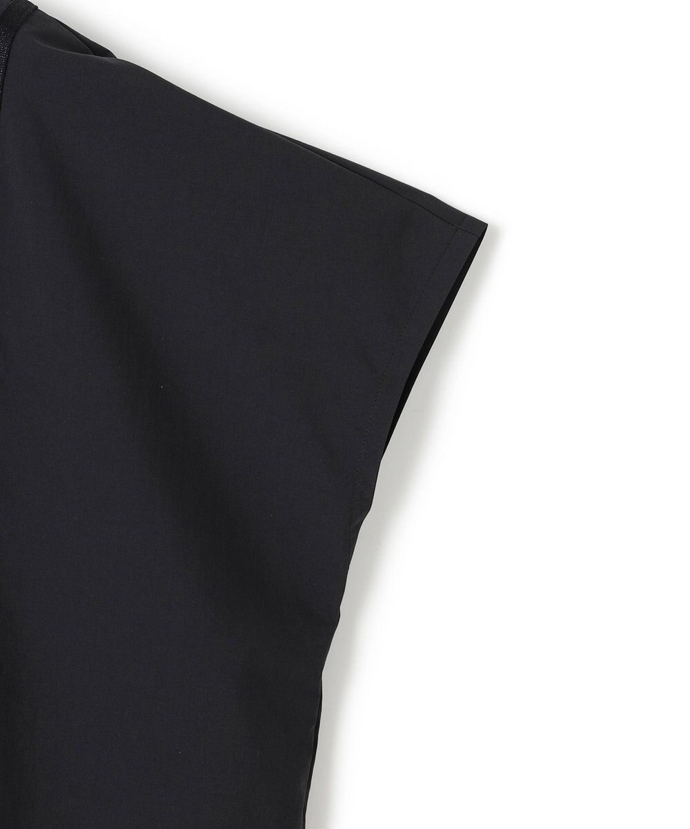 ICB L 【接触冷感・UVケア・洗える】シルケットスムースコンビ バイカラーカットソー 