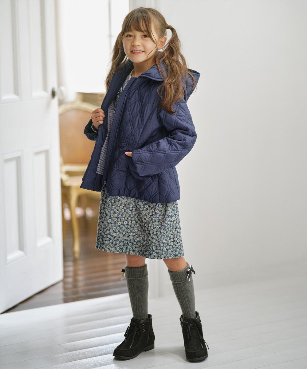 組曲 KIDS 【110-140㎝】中綿キルト コート 