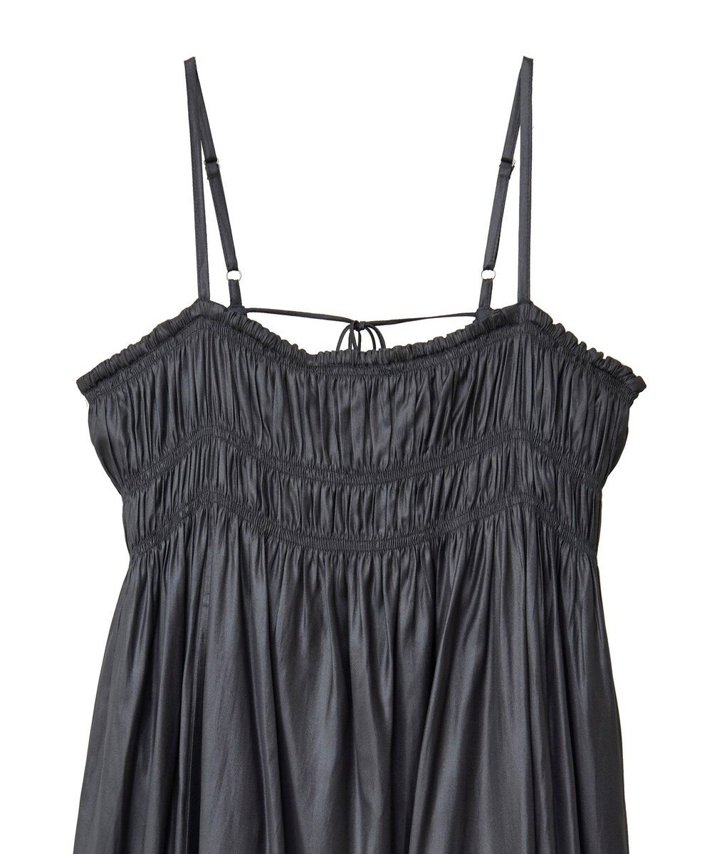 Green Parks レザー風キャミワンピース 