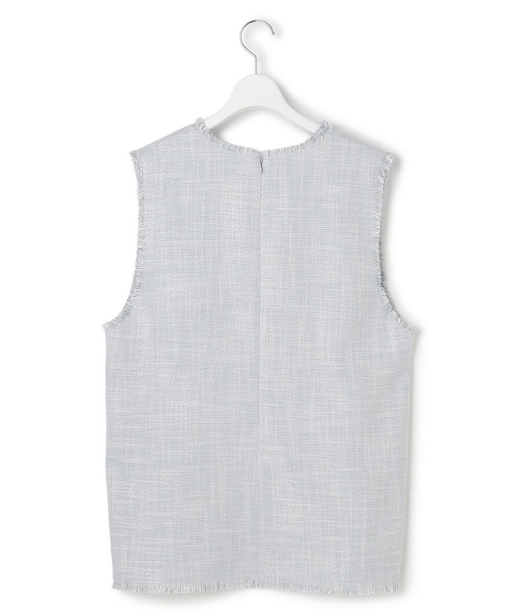 ICB ライトスラブツイード Vネックジレ 