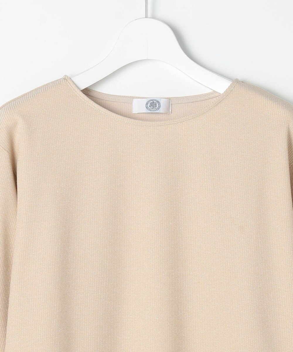 J.PRESS LADIES ラメ針抜き カットソー 