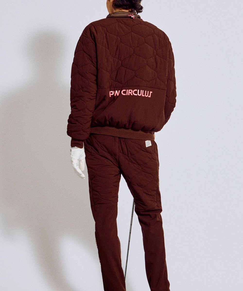 PW CIRCULUS 【撥水加工 / ストレッチ】【MEN】キルティング中綿プルオーバー ゴルフ 