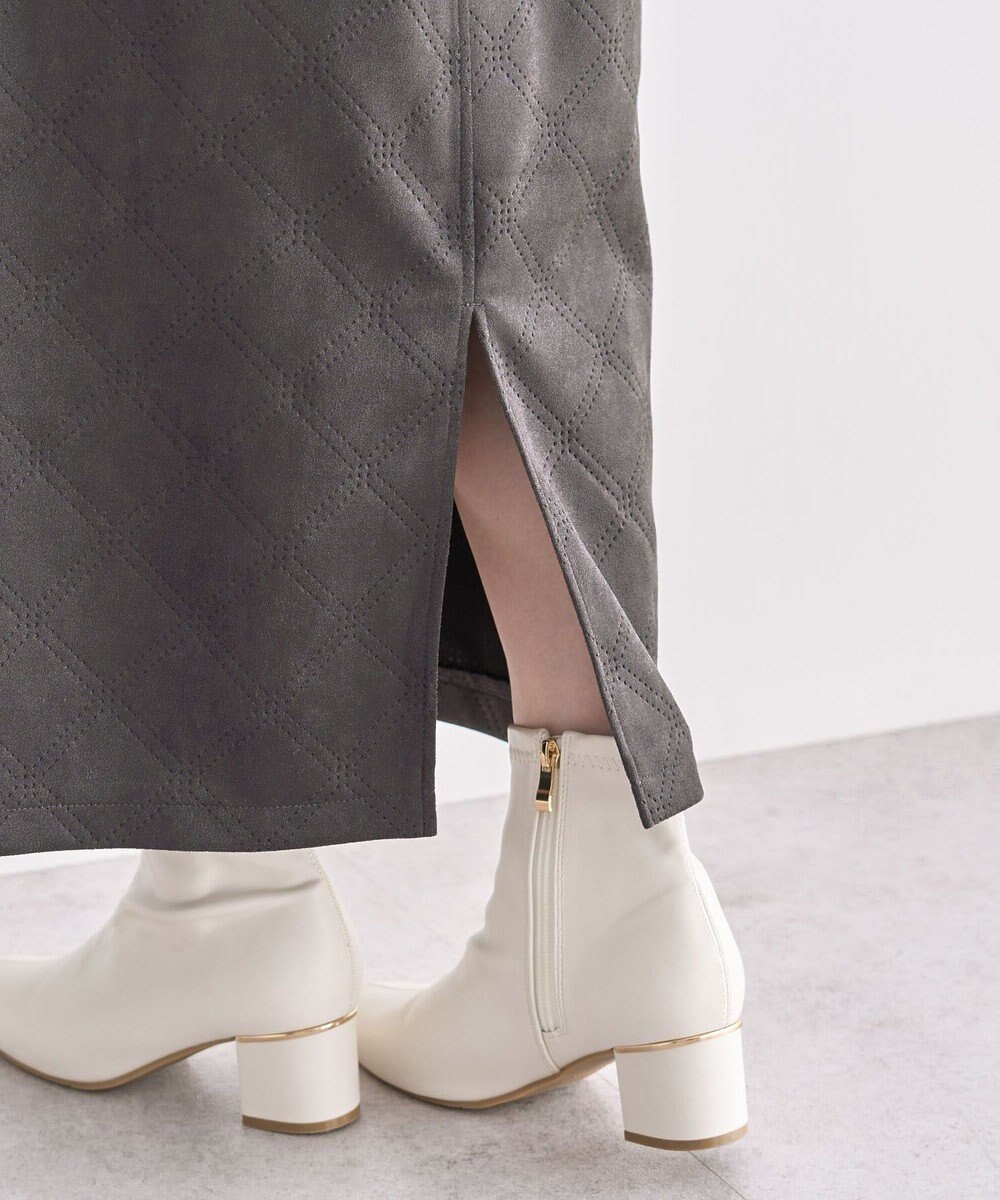 Green Parks ・ＥＬＥＮＣＡＲＥ　ＤＵＥ　エンボスナロースカート 