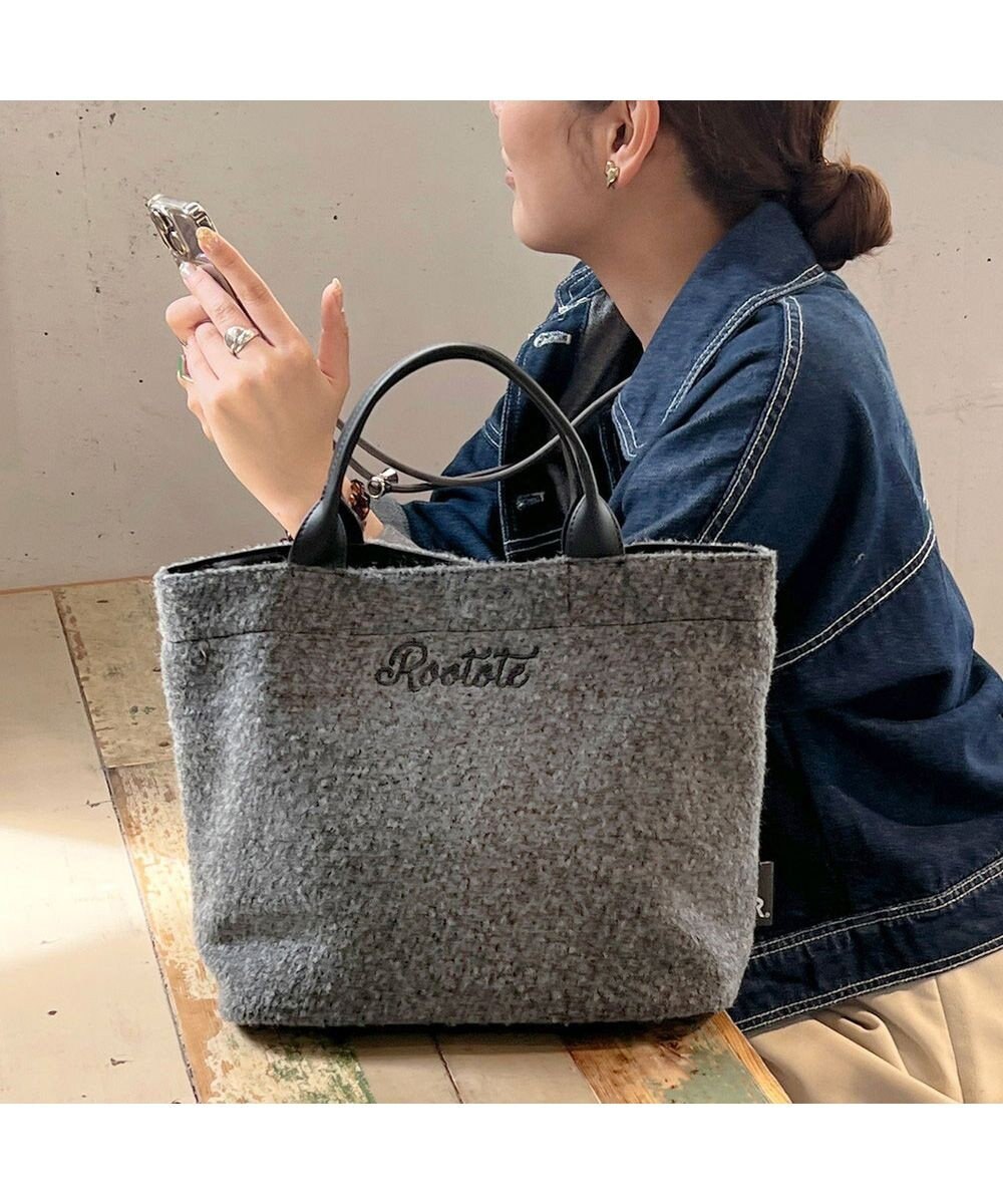 ROOTOTE 3653【2way】SC.スクエア.ウールムジ-A 