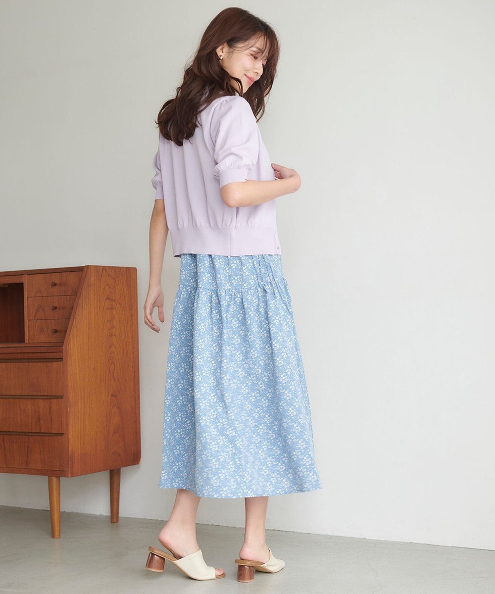 Feroux 【接触冷感・UVカット】ハーフスリーブ カーディガン 