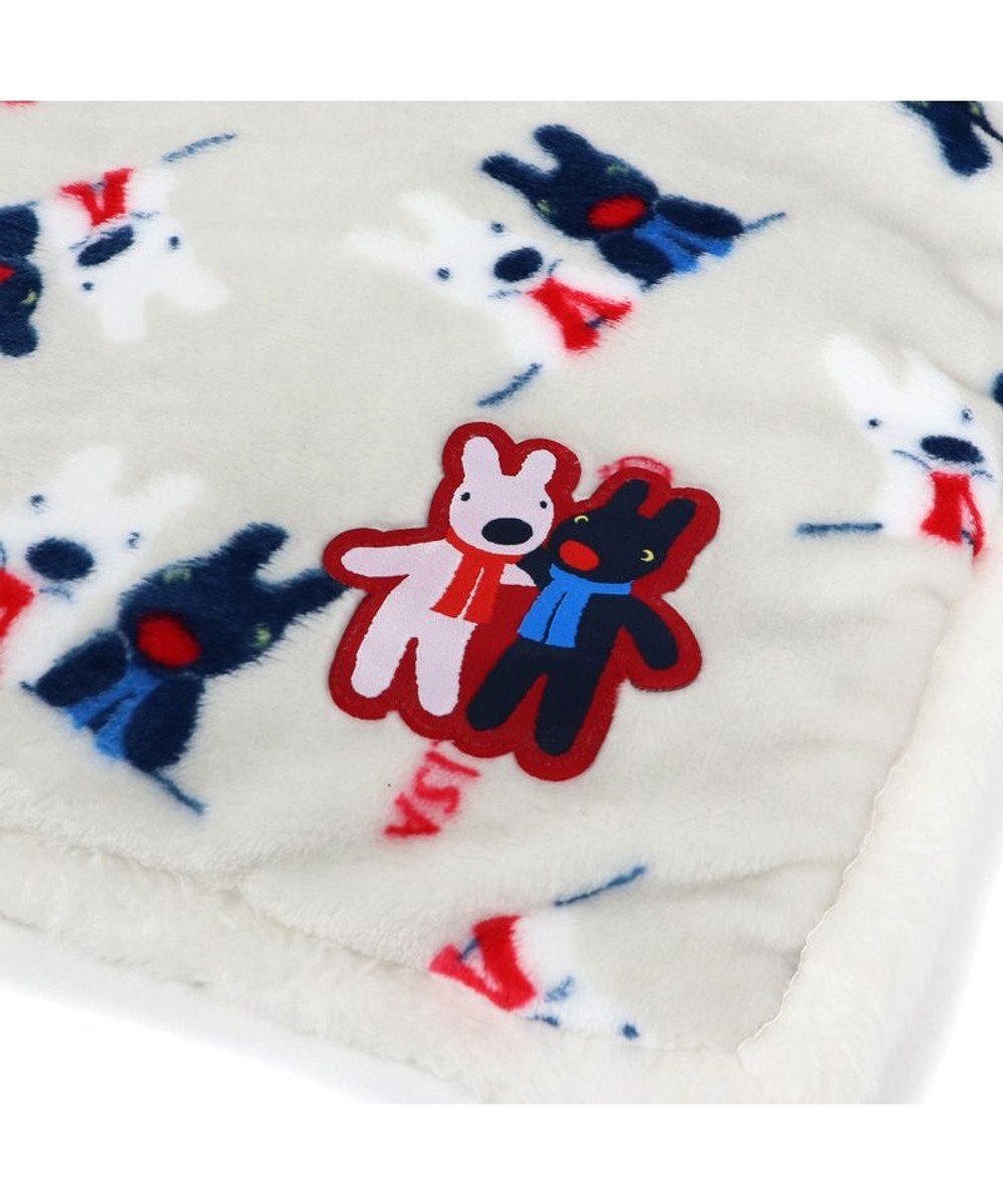 PET PARADISE リサとガスパール 遠赤外線 ボアマット 角型《頬杖柄》 