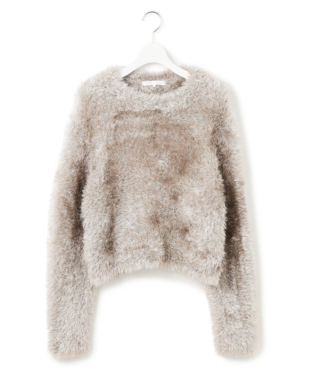 23区 L 【GOLD LABEL】メタリックファーモール ニット 