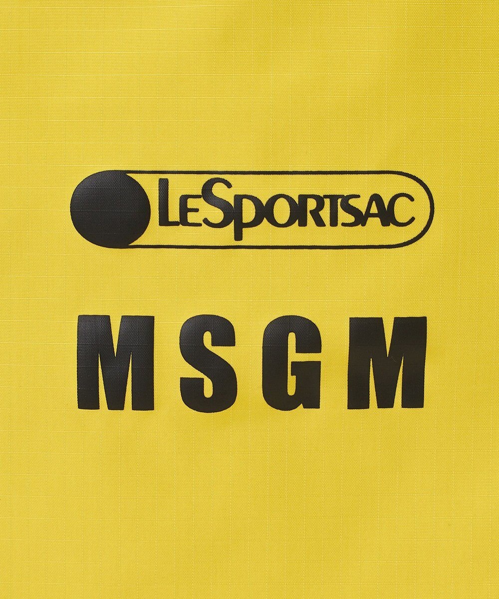 LeSportsac MSGM LG EMERALD TOTE/ロゴトートイエロー 