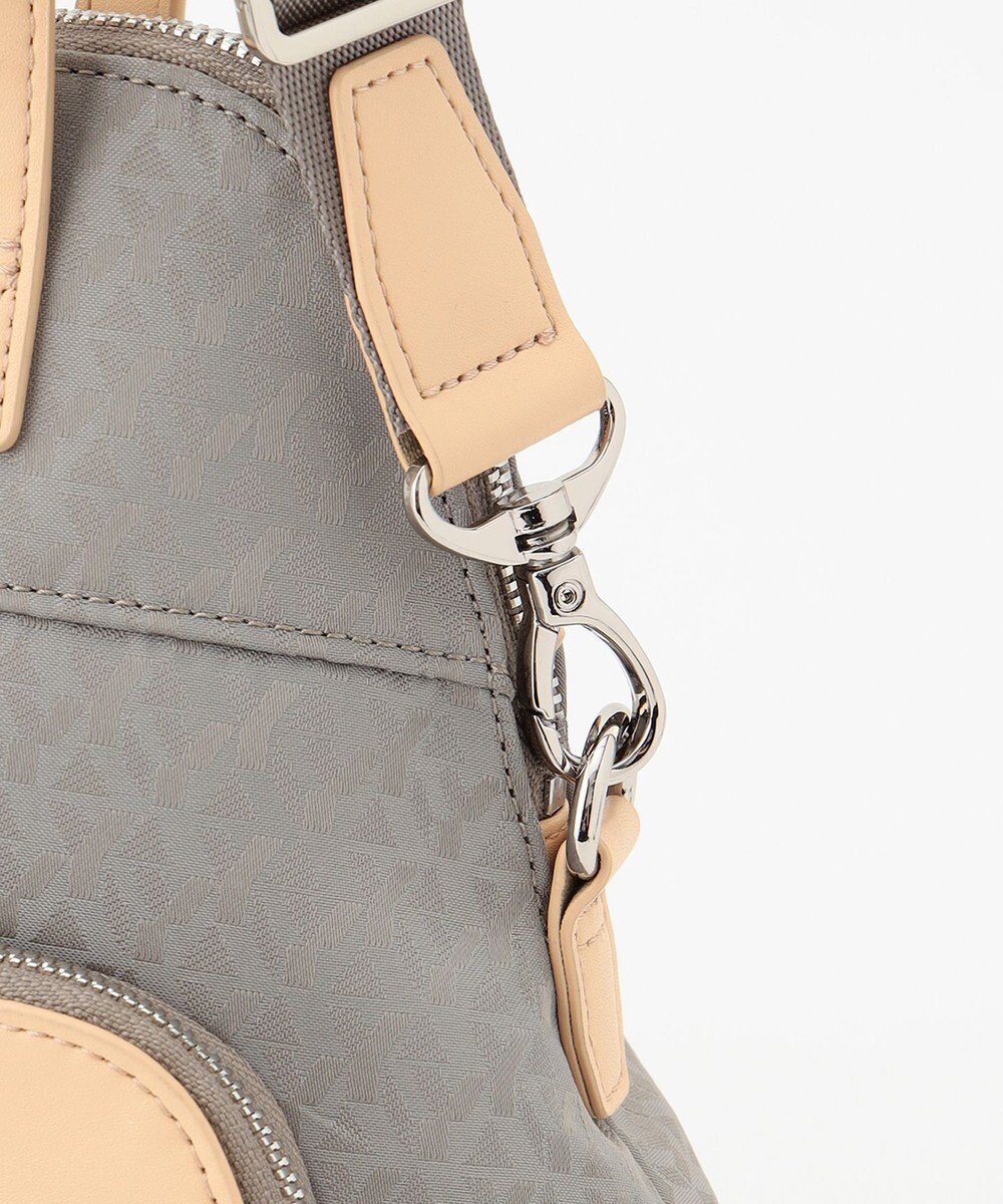 Y'SACCS モノグラムジャカード　ハーフムーン2WAYトート 