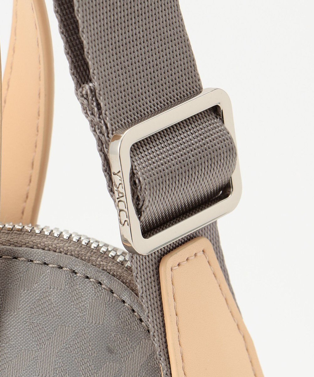 Y'SACCS モノグラムジャカード　ハーフムーン2WAYトート 