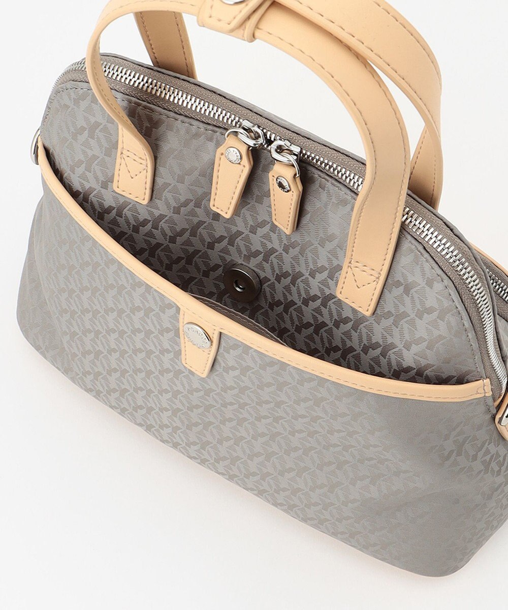 Y'SACCS モノグラムジャカード　ハーフムーン2WAYトート 