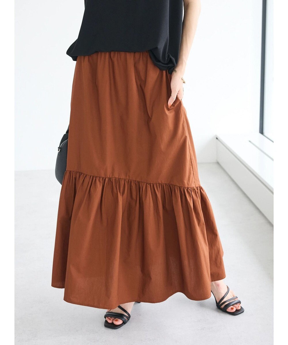 CRAFT STANDARD BOUTIQUE ティアードフレアスカート 