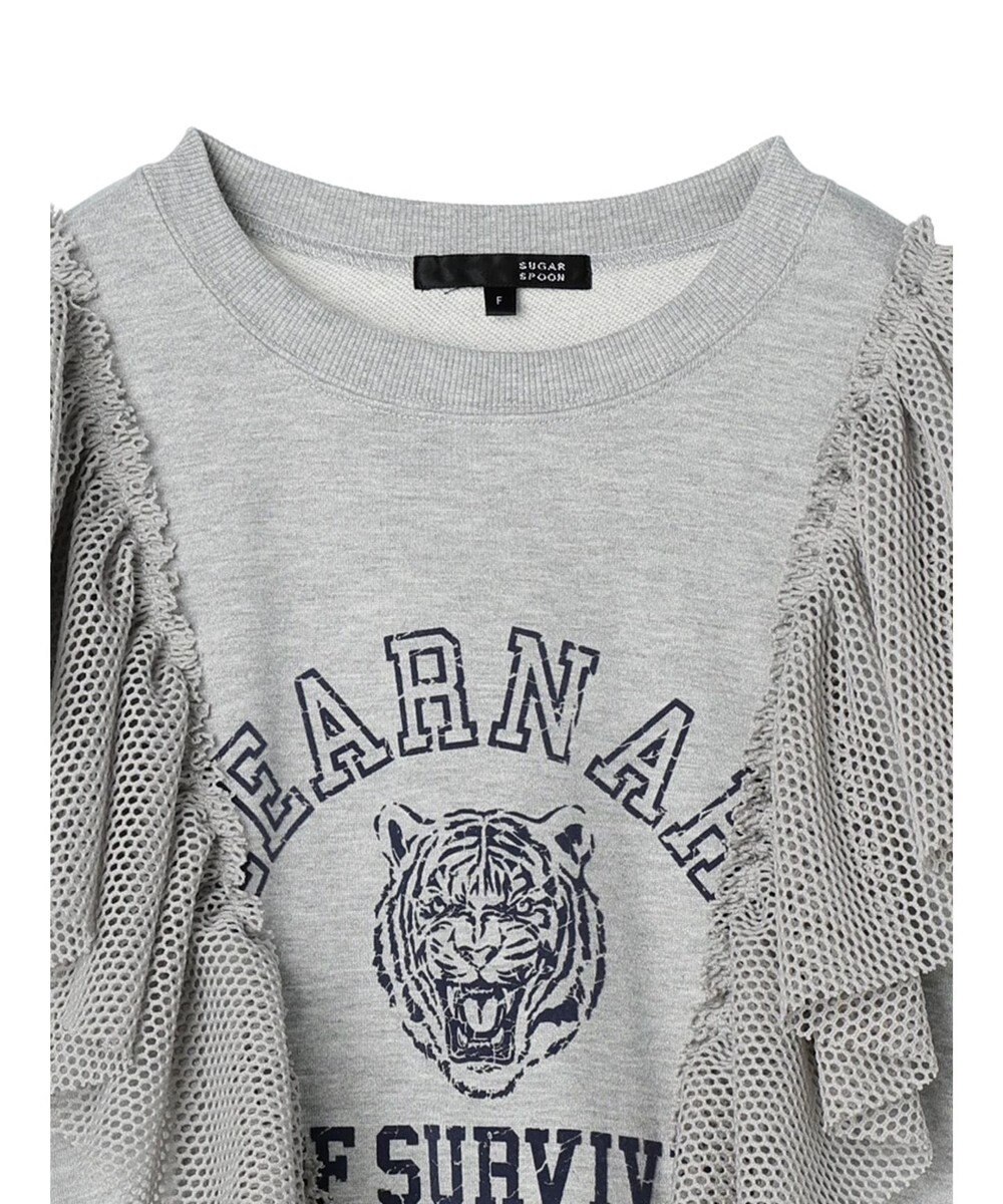Green Parks ・ＳＵＧＡＲ　ＳＰＯＯＮ　タイガーｐｔラッフルスウェット 