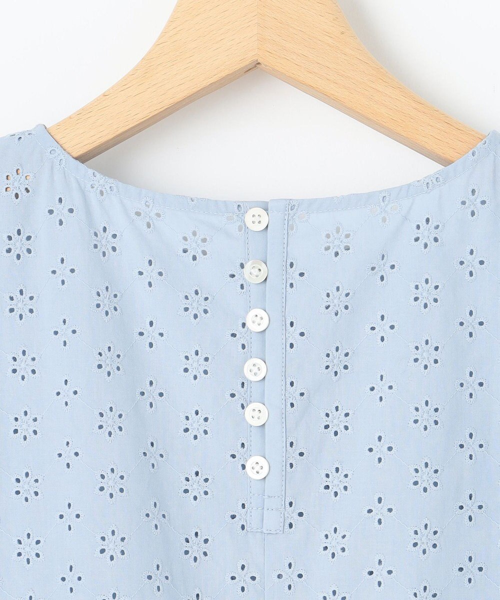 組曲 L 【WEB限定カラーあり】エンブロイダリーレース ペプラムブラウス 