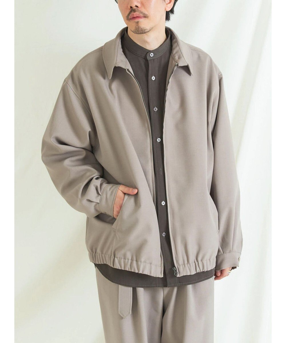 CRAFT STANDARD BOUTIQUE ポリエステルツイルスポーツジャケット 