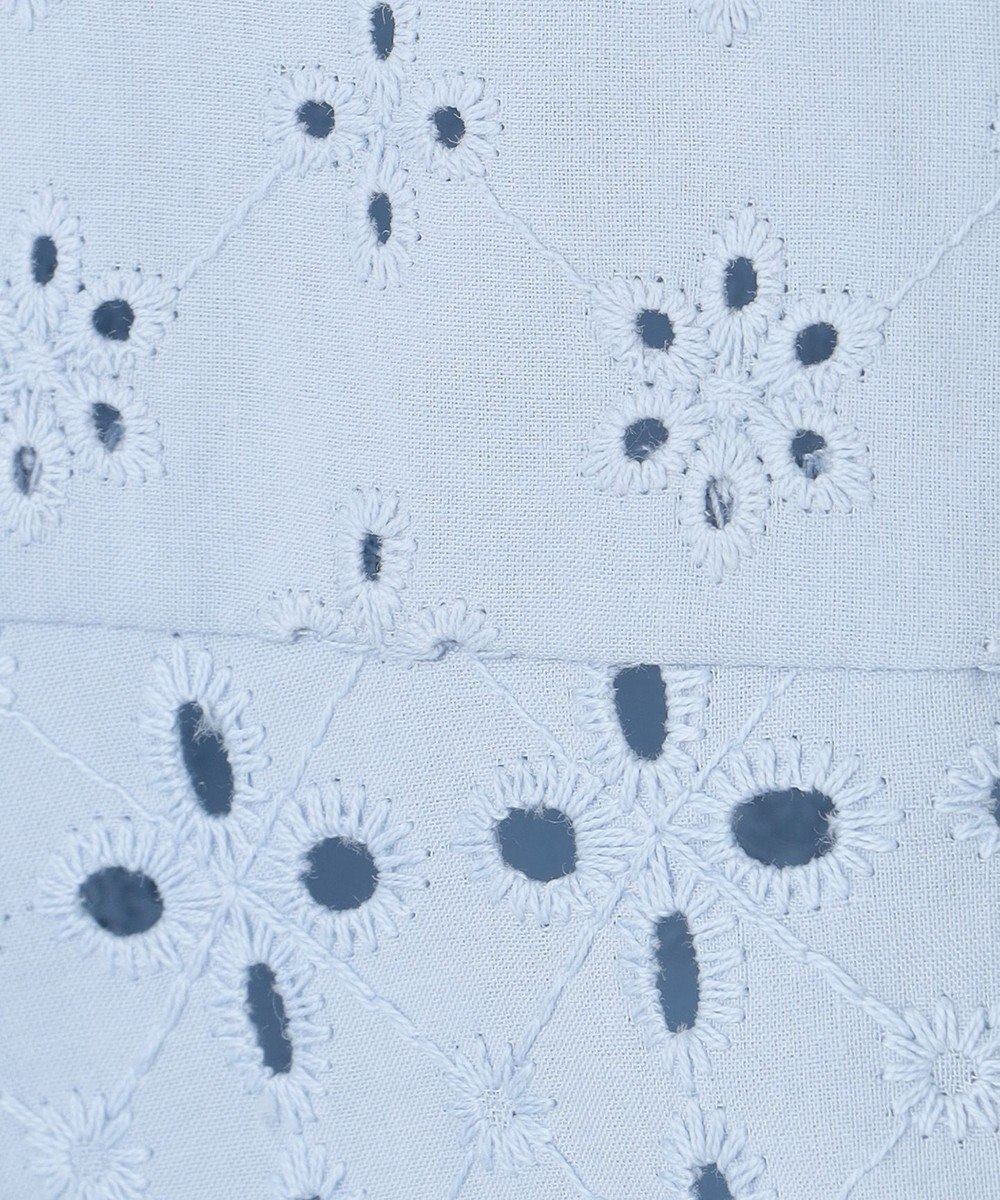 組曲 【WEB限定カラーあり】エンブロイダリーレース ペプラムブラウス 