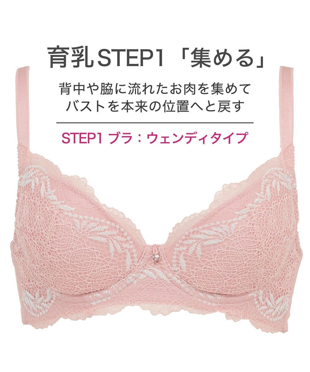 BRADELIS New York 【BRADELIS New York / 育乳補整ブラ・STEP1 集める】ウェンディステップ1ブラ24A1 