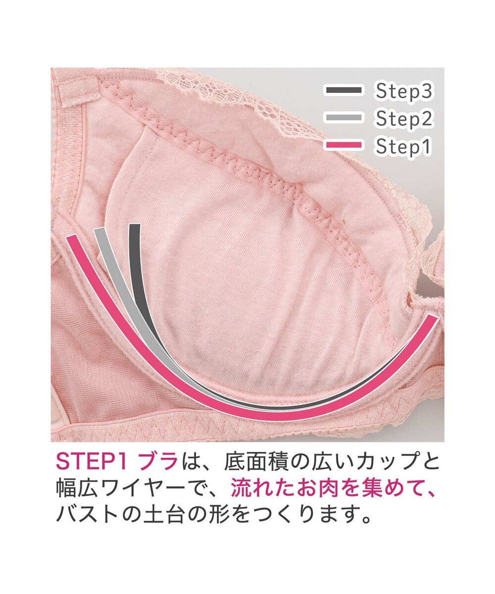 BRADELIS New York 【BRADELIS New York / 育乳補整ブラ・STEP1 集める】ウェンディステップ1ブラ24A1 