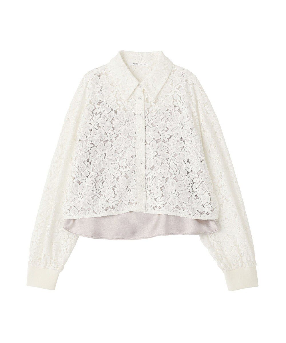 YECCA VECCA [2SET]キャミレイヤードレースシャツ 