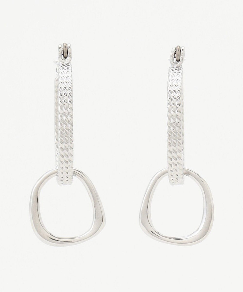 ICB チェーンフープピアス 