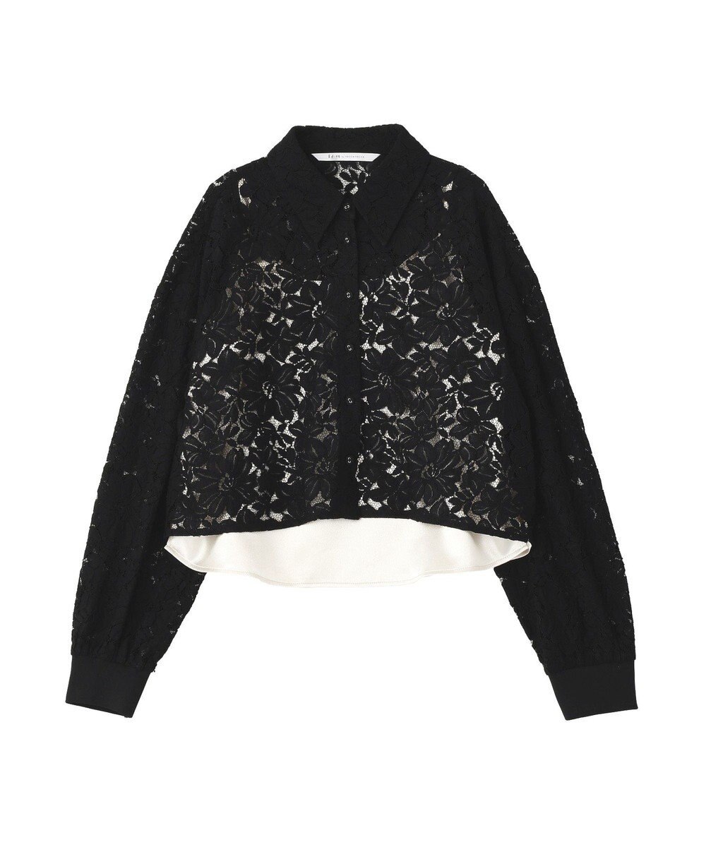 YECCA VECCA [2SET]キャミレイヤードレースシャツ 