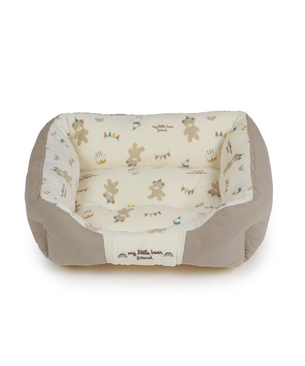 PET PARADISE ペットパラダイス くまちゃん キルトカドラー S  超小型犬 38×32cm 