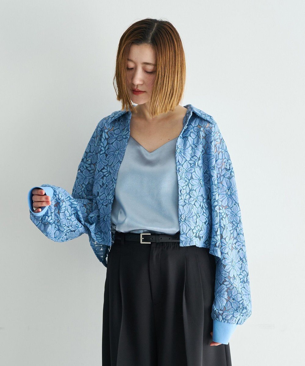 YECCA VECCA [2SET]キャミレイヤードレースシャツ 