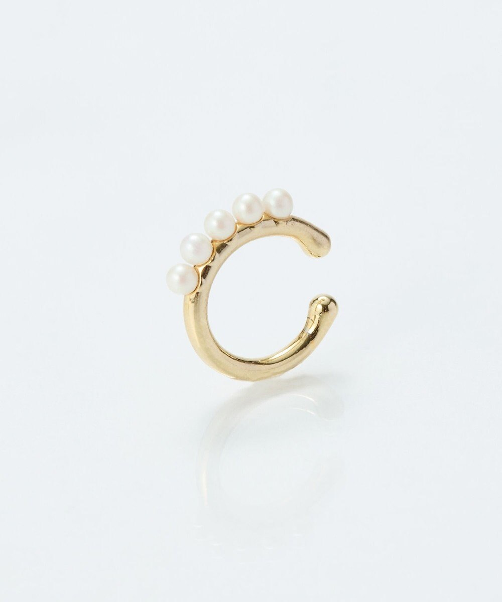 Phoebe 【金属アレルギー対応】パールフローイヤーカフ　ゴールド/ニッケルフリー 