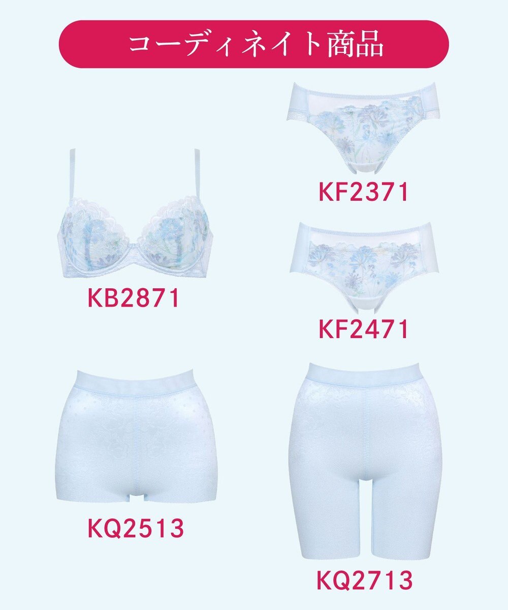 Wing 【ときはなつブラ】　夏のブラストレスから解放　さらっと快適　ウイング／ワコール　KB2871 