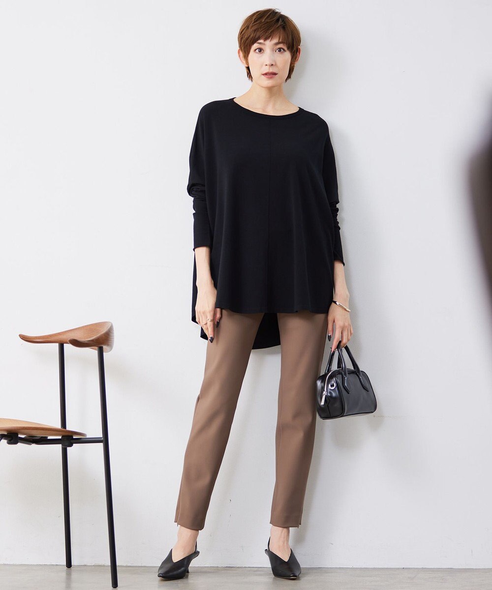 ICB 【洗える】テックストレッチ レギンスパンツ 