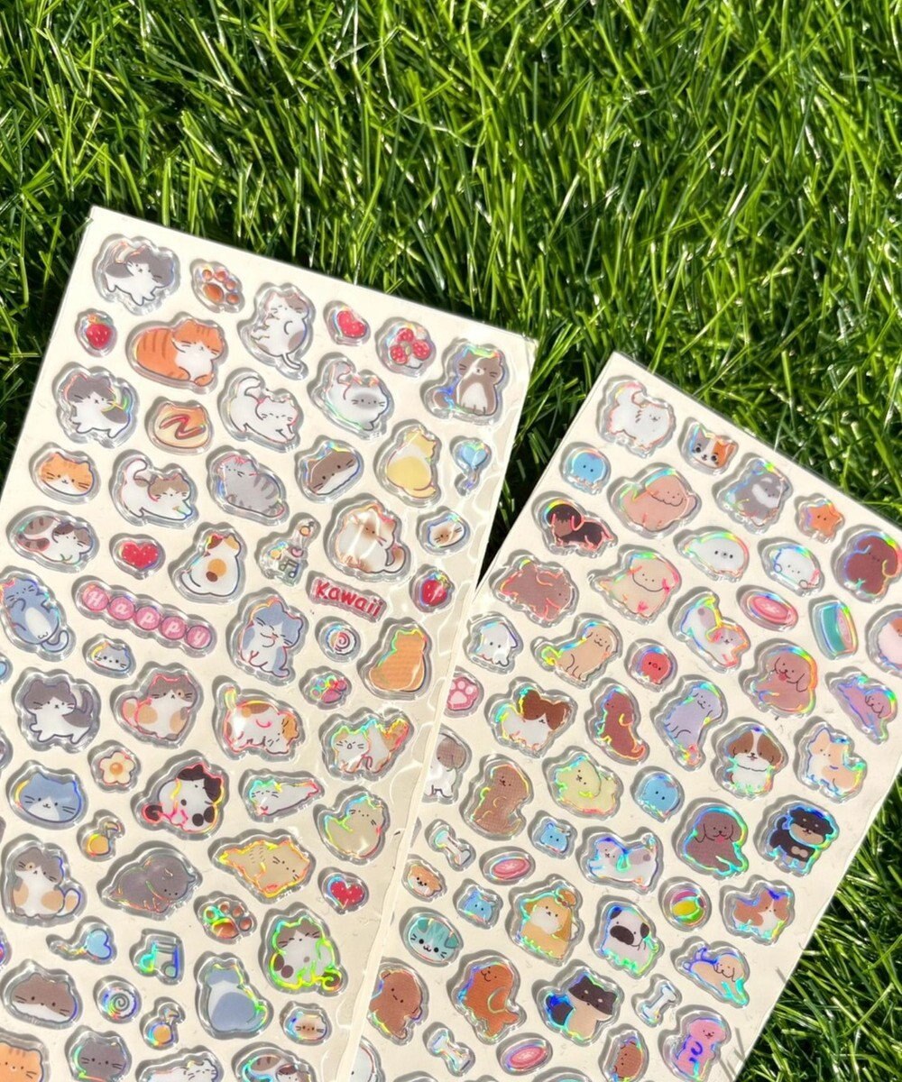 WEGO 【シール】ちびねこちゃんステッカー 