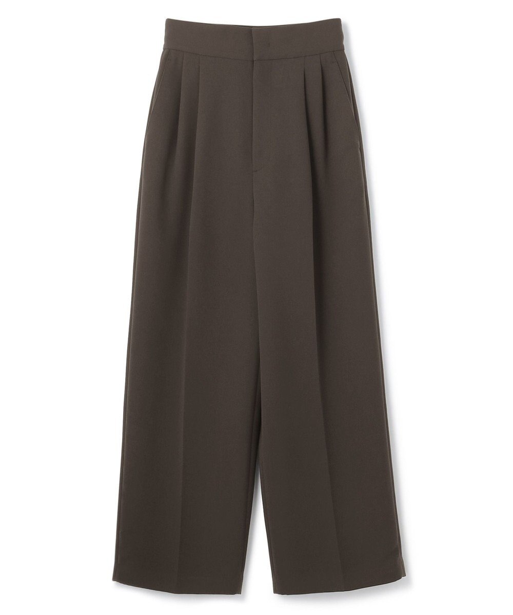 uncrave 【防しわ・洗濯機洗い可】ウォッシャブル ダブルクロス ワイドパンツ（uncrave STANDARD） 