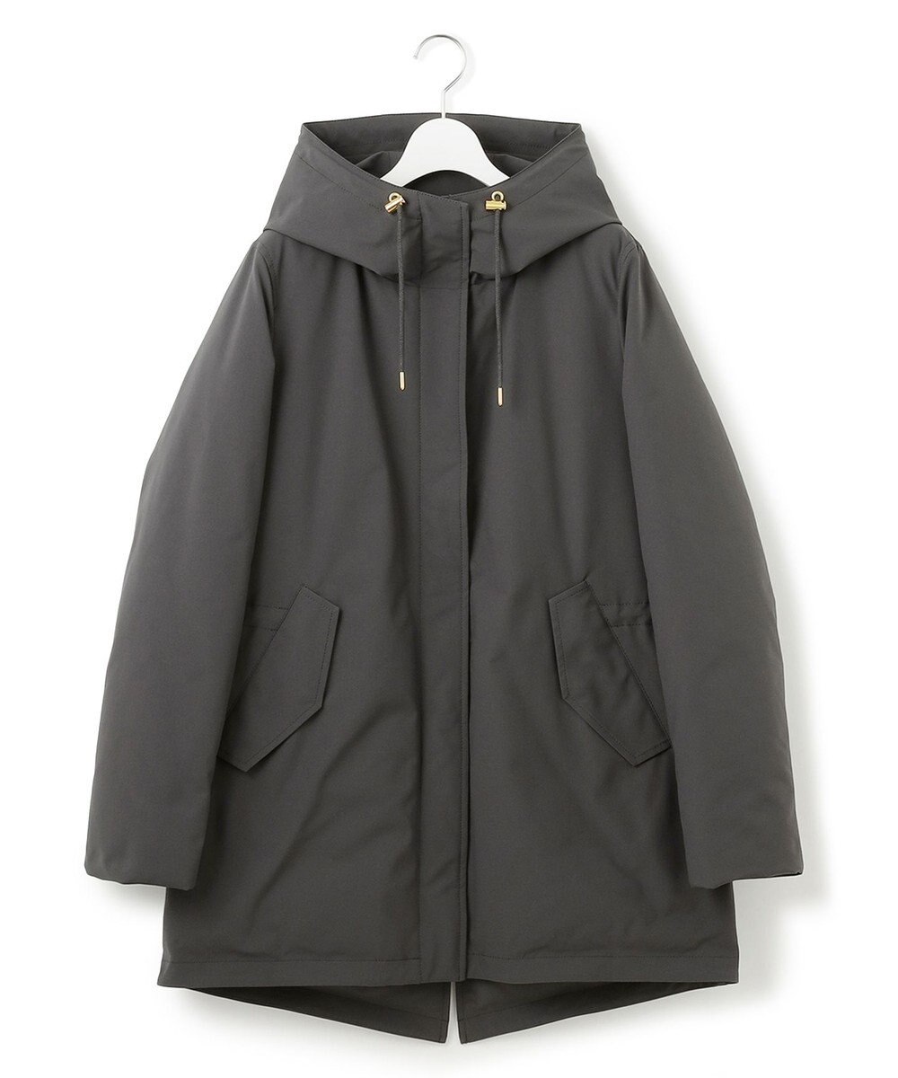 23区 L 【一部店舗限定/滝沢眞規子さん着用/撥水加工】ミリタリー フーデット ダウンコート 