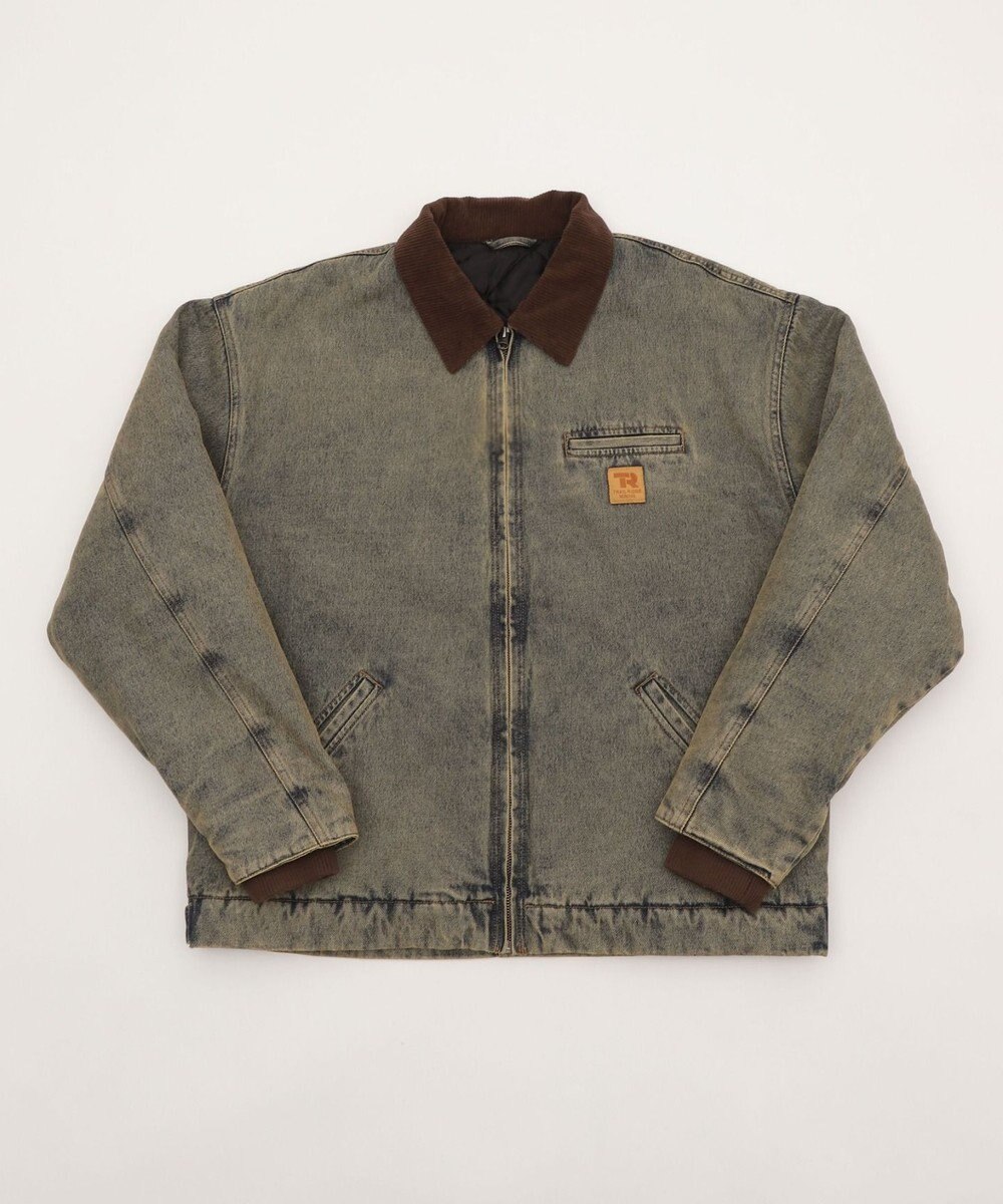 WEGO 【ユニセックス着用ITEM/MLサイズ展開】ワーカーズキルティングZIPジャケット 