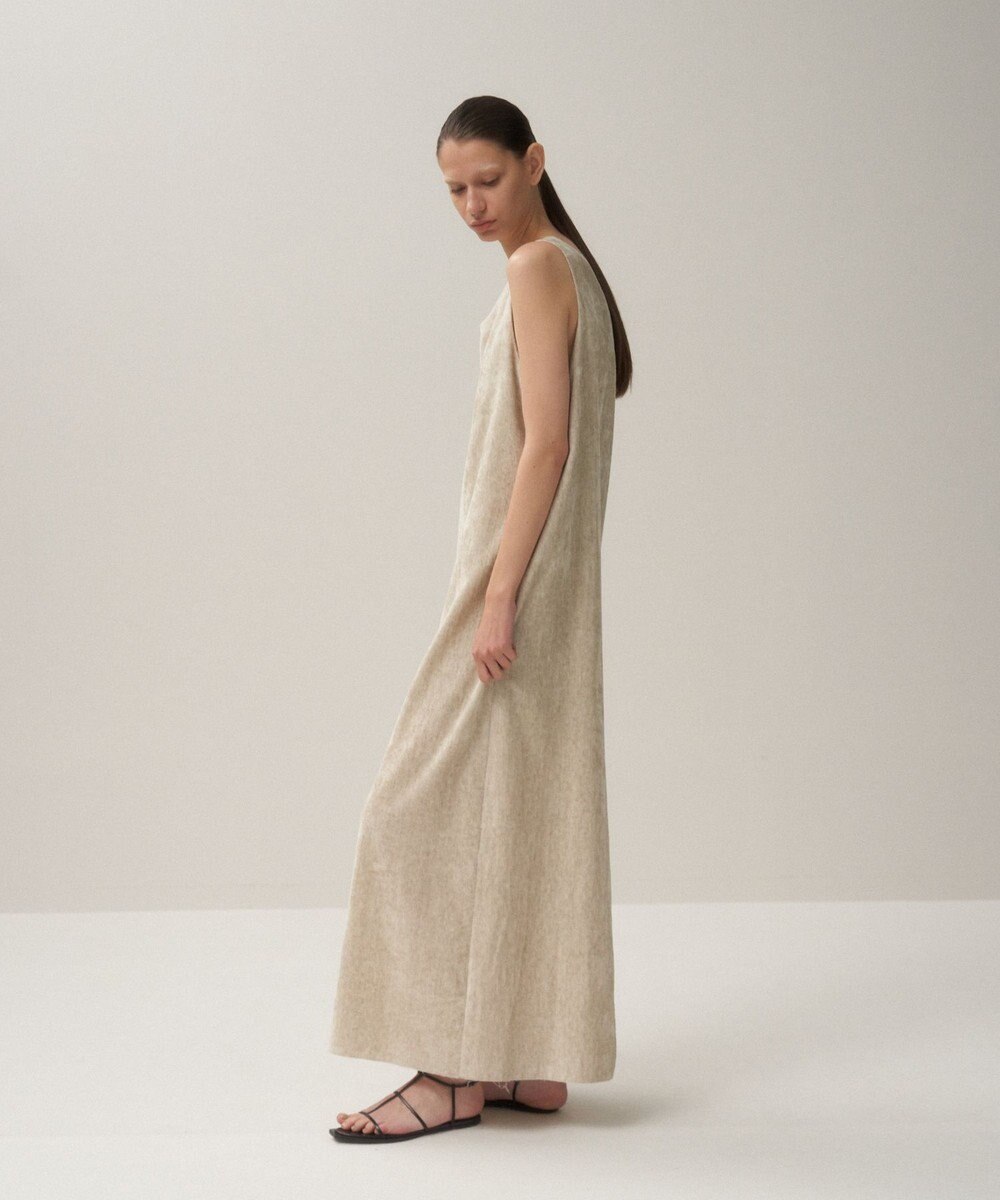 ATON LINEN VELVET | タンクトップドレス 