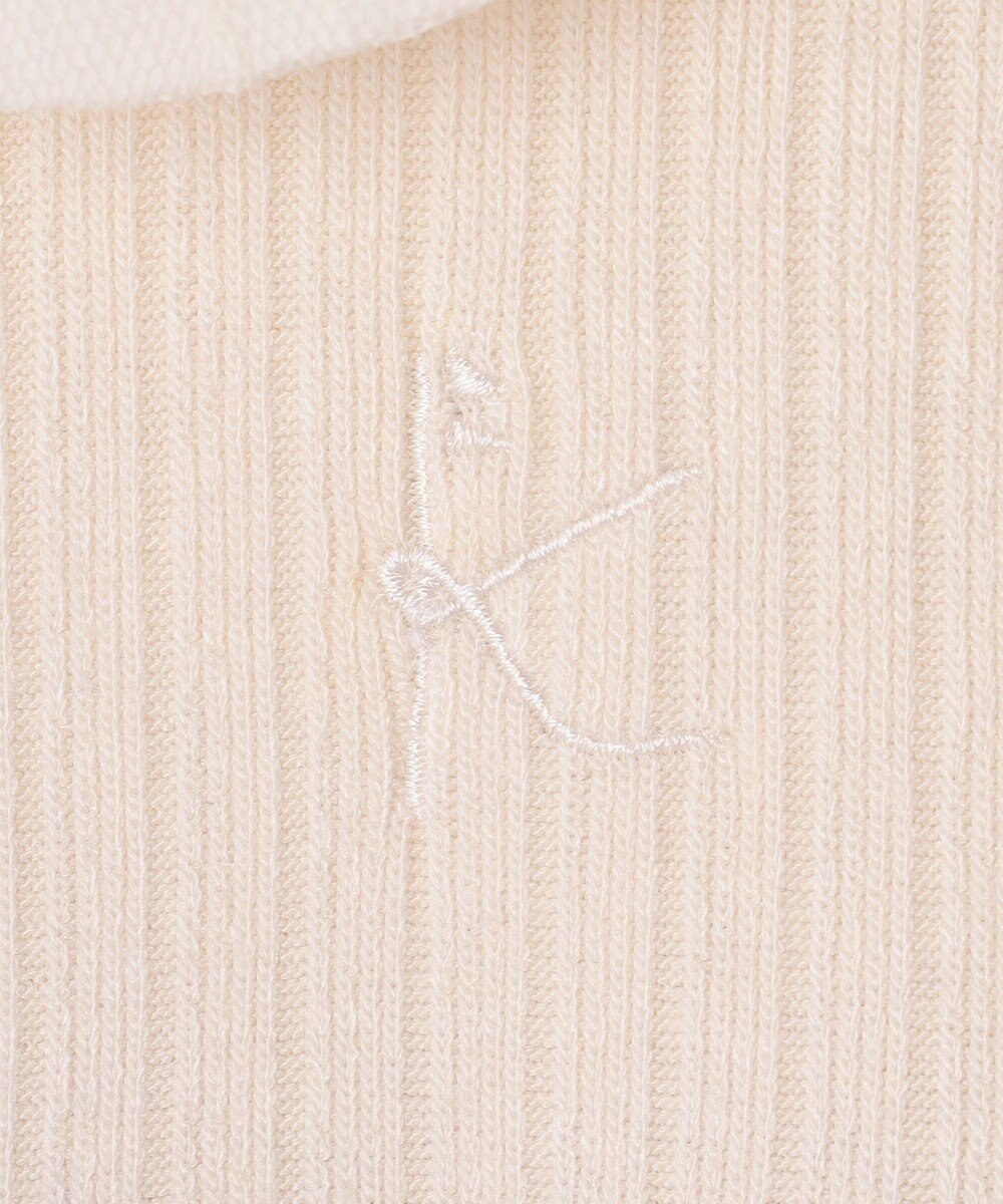 組曲 KIDS 【110-140㎝】バイカラーニットソー ワンピース 