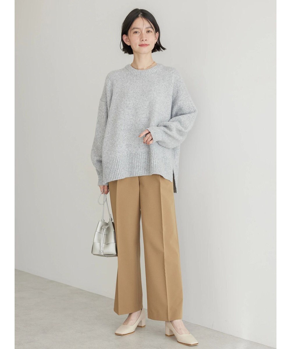 AMERICAN HOLIC サイドスリット袖ボリュームニットプルオーバー 