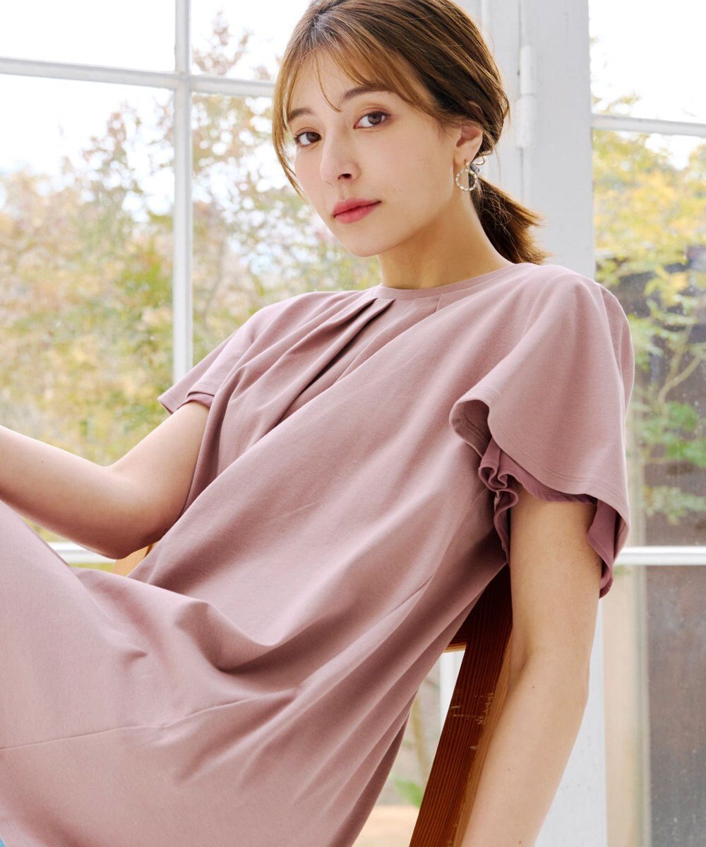 Tiaclasse   カッティングガラスサークルピアス 