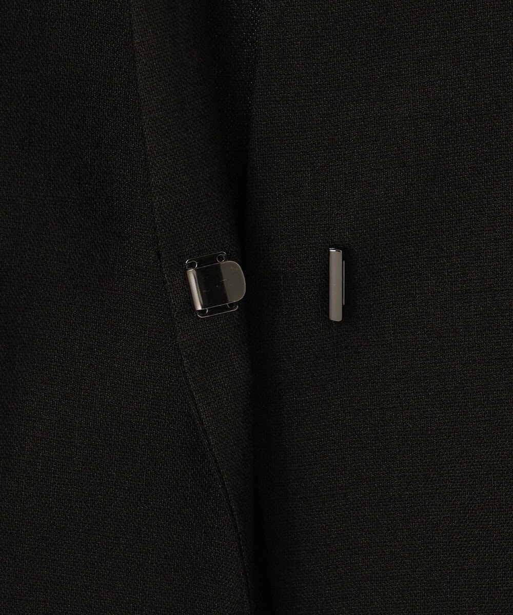 23区 【洗える/セットアップ対応】アイアスマットストレッチ ノーカラー ジャケット 