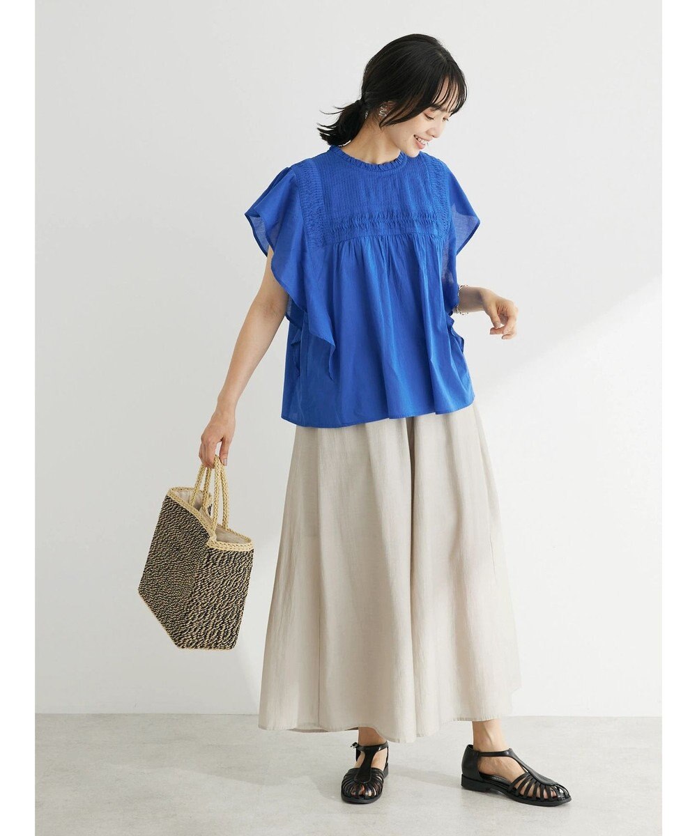 Green Parks Ｉ　フリルノースリーブブラウス 