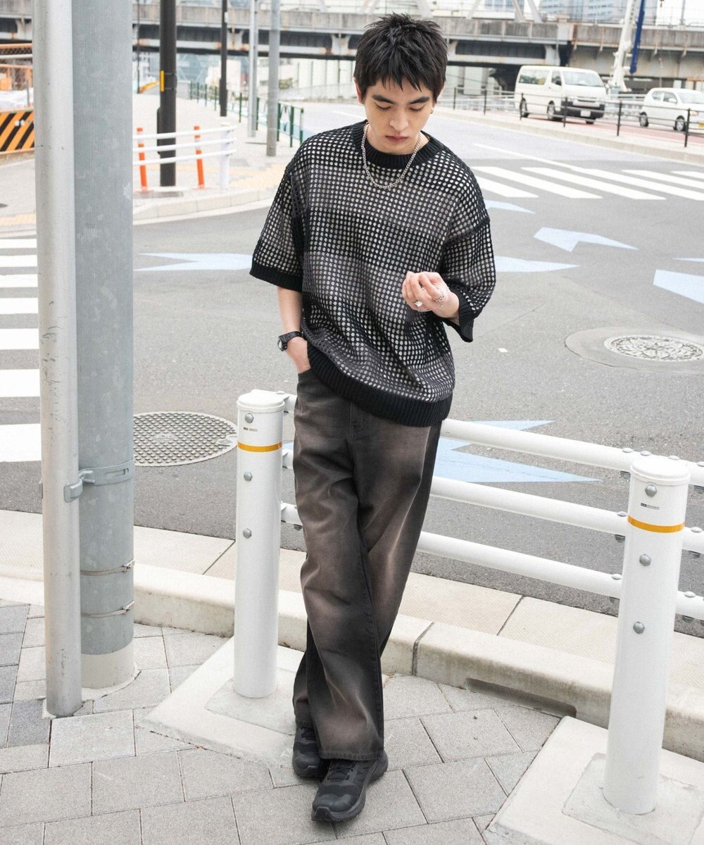 WEGO 【３点SET】アンサンブルメッシュニットプルオーバー（SS） 